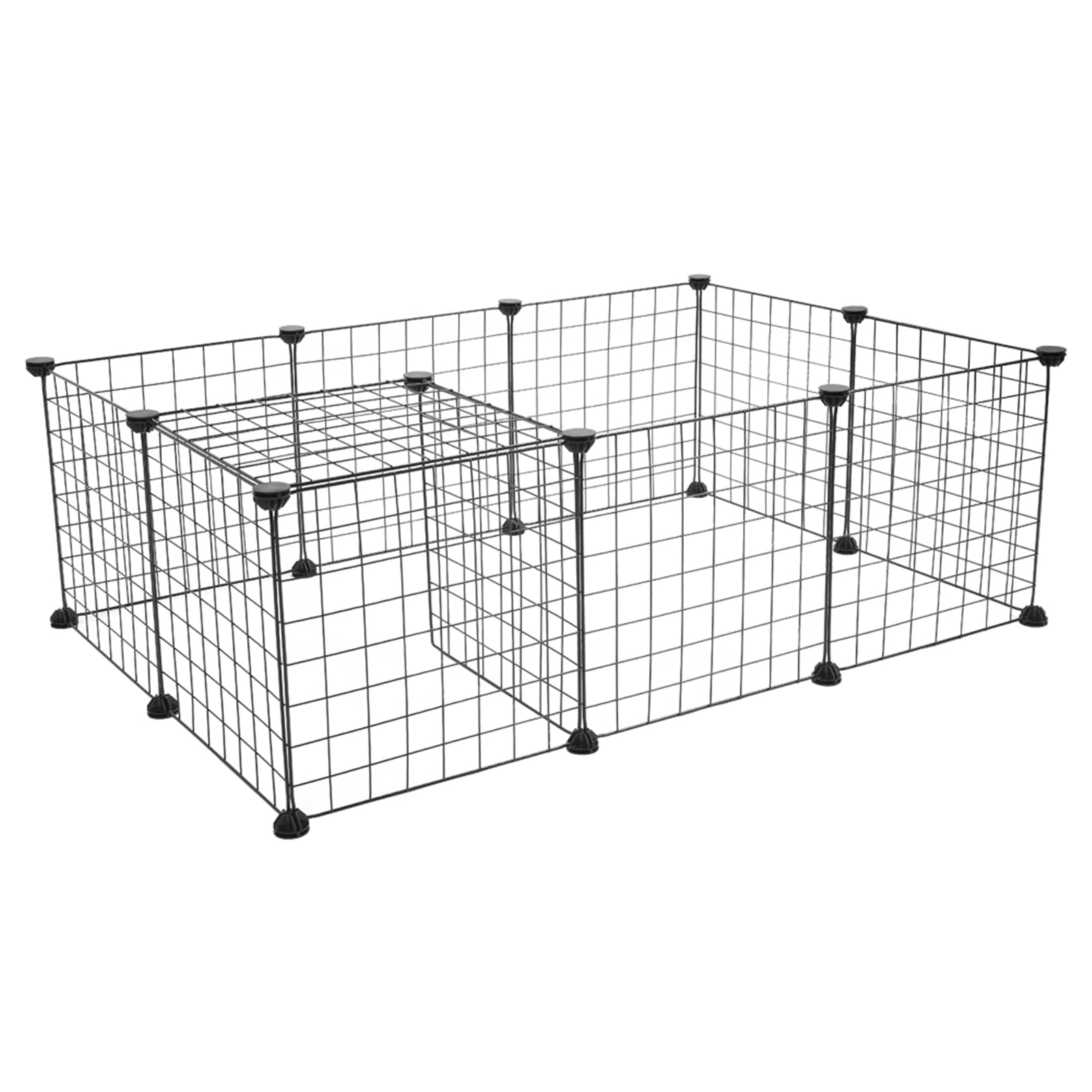 Pet Playpen Small Animal Cage Indoor Portable Metal Wire Yard Fence for Animals Guinea Pigs Rabbits Kennel Crate Fence Tent