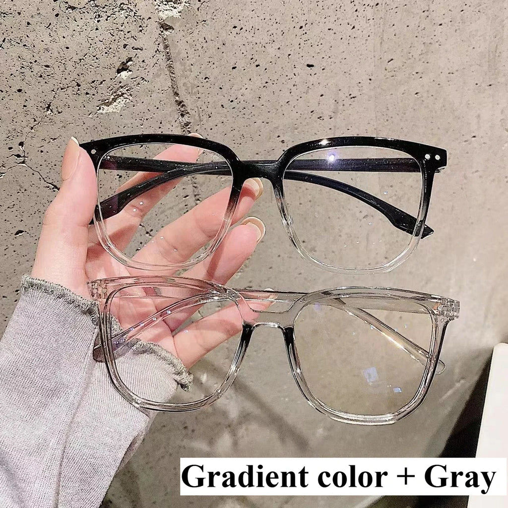 2/3pcs Unisex Square Frame Anti Blue Light Glasses Blocking Glasses - Stylish Campus Look, Face-Flattering Optical Eyewea