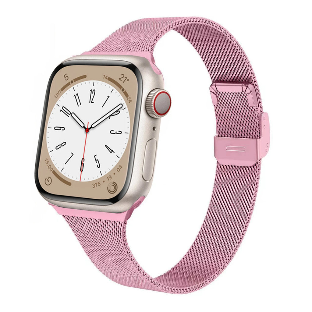 Milanese Strap for Apple Watch 44mm 40mm 45mm 41mm 46mm 42mm 38 49mm Metal Bracelet iWatch Series 11 10 Ultra 9 8 7 6 5 SE3 band