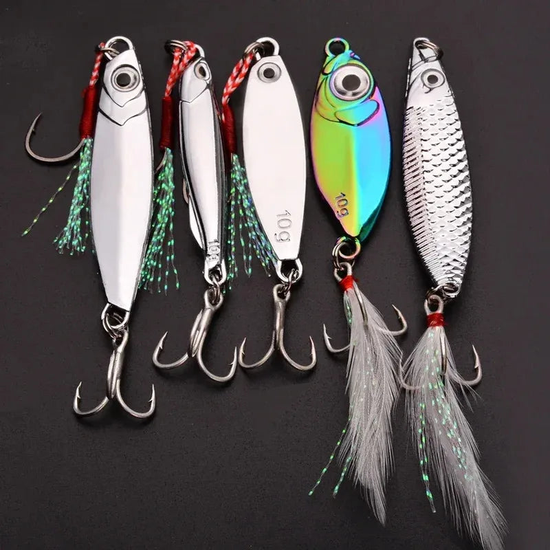 3g/10g/15g Metal Vib Fishing Lure set Sinking Hard Metal VIB Sea Fishing Lures Artificial Pesca Bait