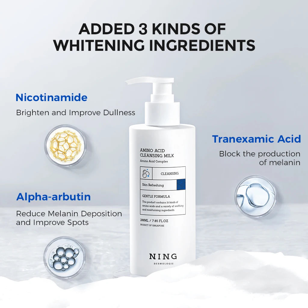 Amino Acid Korean Cleansing Milk Refreshing And Clean, Oil Control And Moisturizing, Gentle And Non-Irritating To The Skin