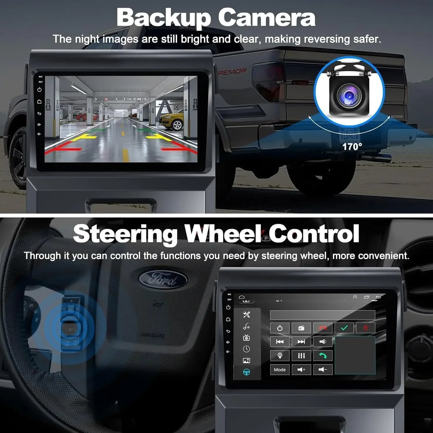 Car Radio for Ford F150 2009 2010 2011 2012 2013 2014 Wireless for Carplay Android Auto Car 2 Din Multimedia Player Intelligent
