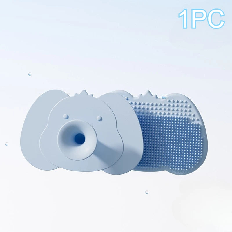 Soft Silicone Baby Bath Head Massage Brushes Cartoon Koala Hair Washing Brush Scalp Comb for Newborn Bath Tool Washing Hair Tool