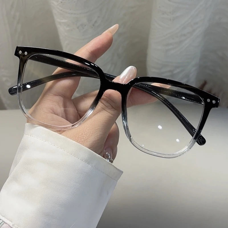 Hiking Camping 1/2/3pcs Anti-blue Light Glasses for Women Simple Regular Eyeglass Frame Finished Retro Flat Light Frame