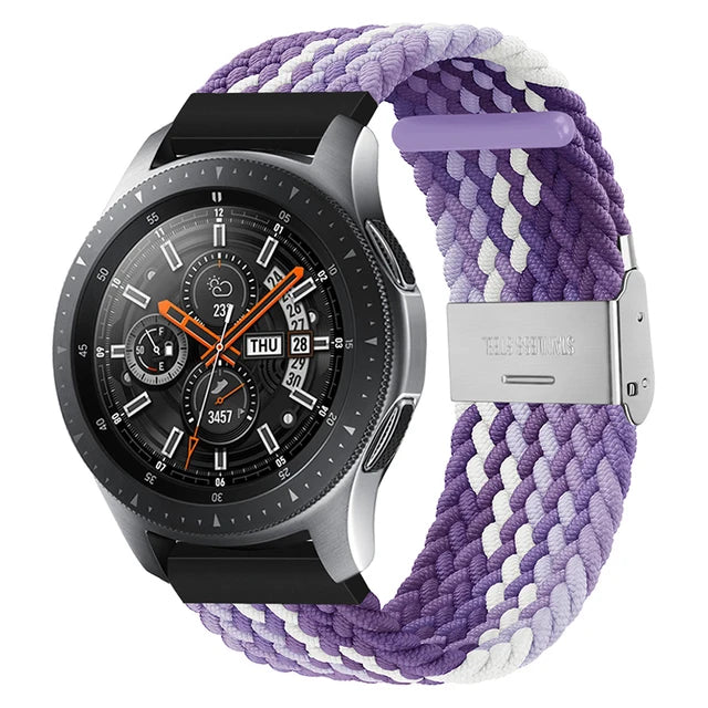 20mm 22mm Nylon strap for Samsung Galaxy Watch 3 42mm 46mm Gear S3 Active 2 Watch Adjustable Bracelet For Amazfit Huawei Correas