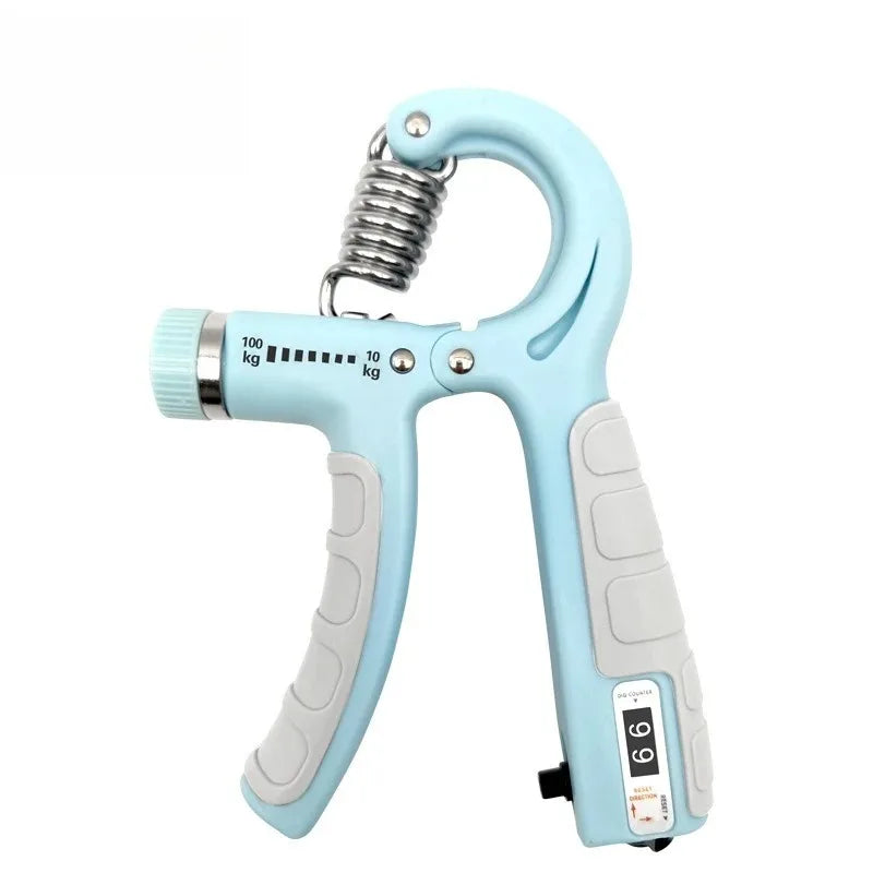 10-100kg Adjustable Hand Grip Strengthener Hand Grip Trainer With Counter Wrist Forearm And Hand Exerciser For Muscle Building.