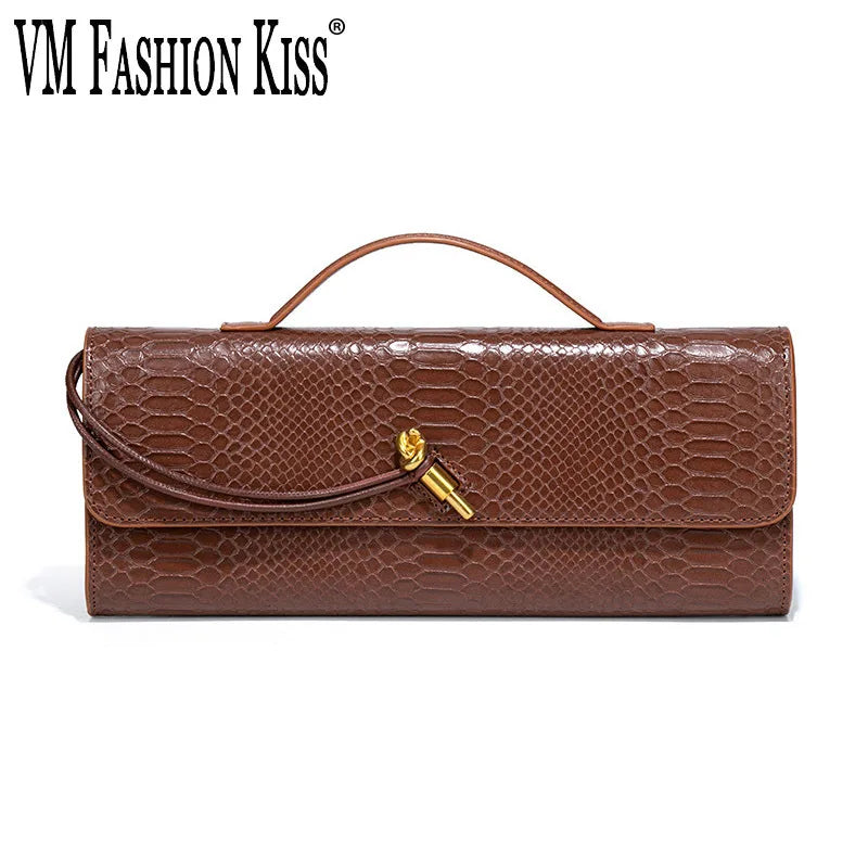 Women Bag Python Pattern Unique Design Top-Handle Bag Cover For Women's Fashionable Outfits And Evening Shoulder Crossbody Bag