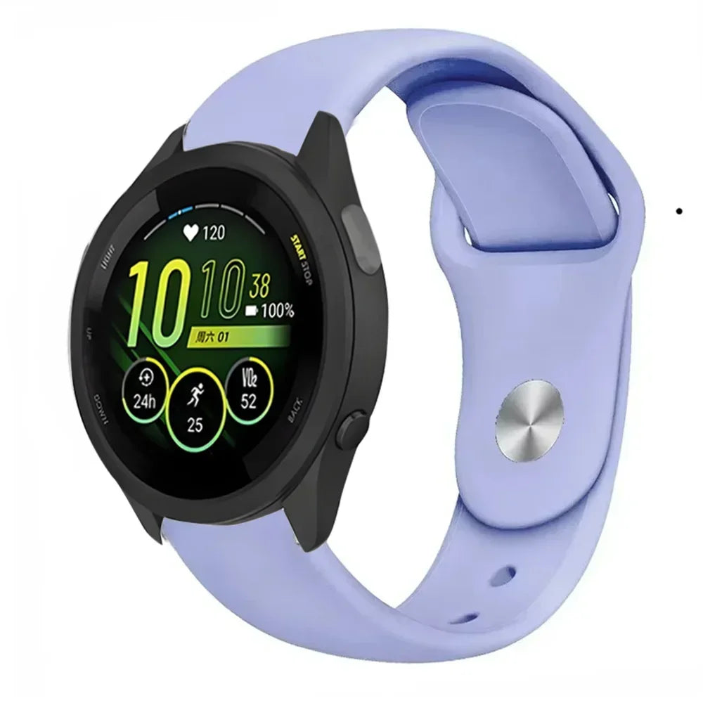 18/20/22mm Soft Silicone Strap For Gramin Forerunner 55 165 645 965 255/265 bracelet Accessories Wristband Garmin Venu 3S Correa