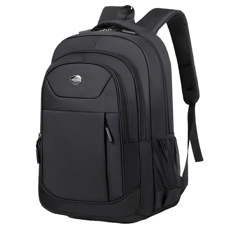 Versatile Men's Practical Backpack Multi-Color Option Multi-Pocket Adjustable Strap Lightweight for Daily Use Work Bag