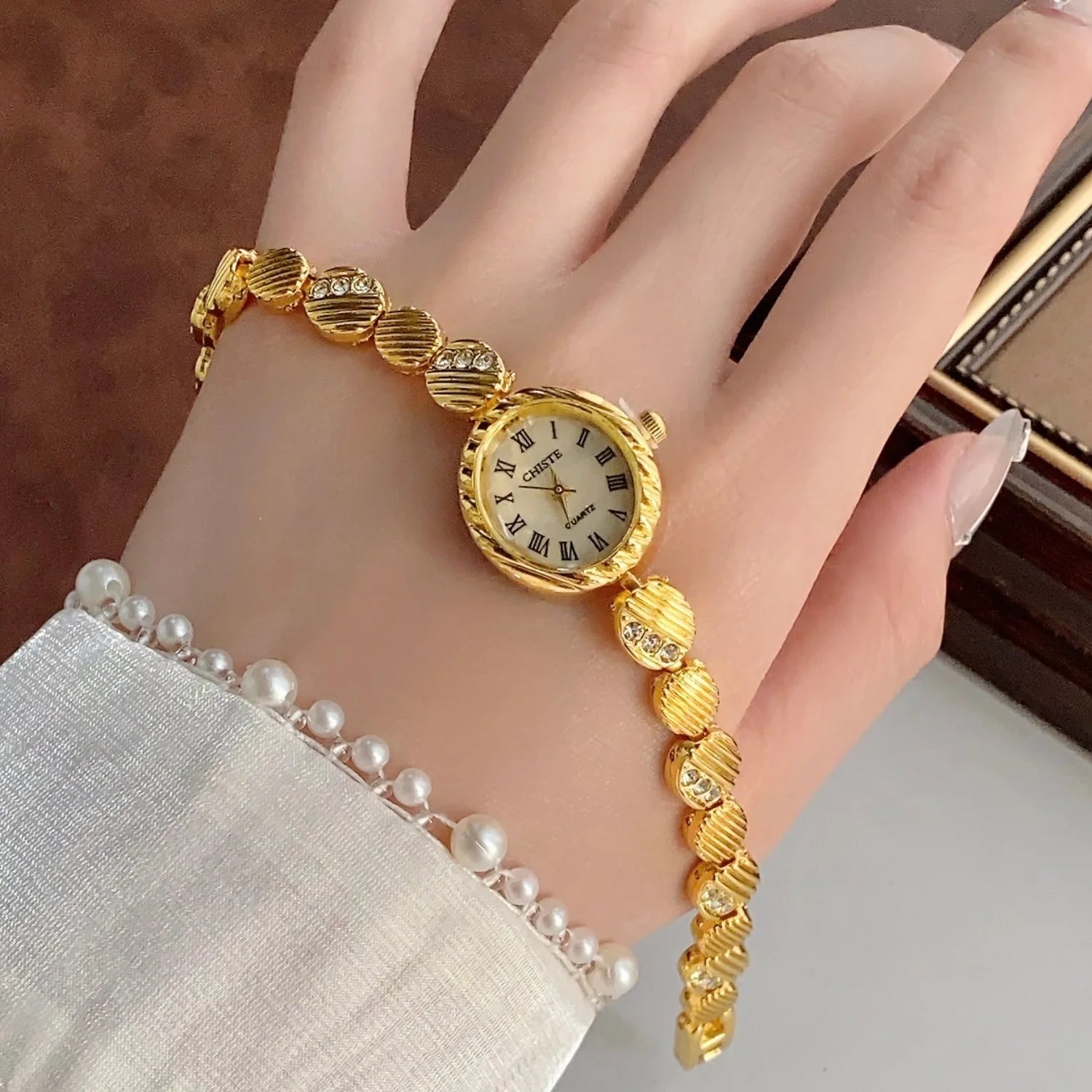 Women Watches Top Brand Luxury Wristwatches Ladies Fashion Gold Bracelet Watch Female Elegant Clock Women Montre Femme