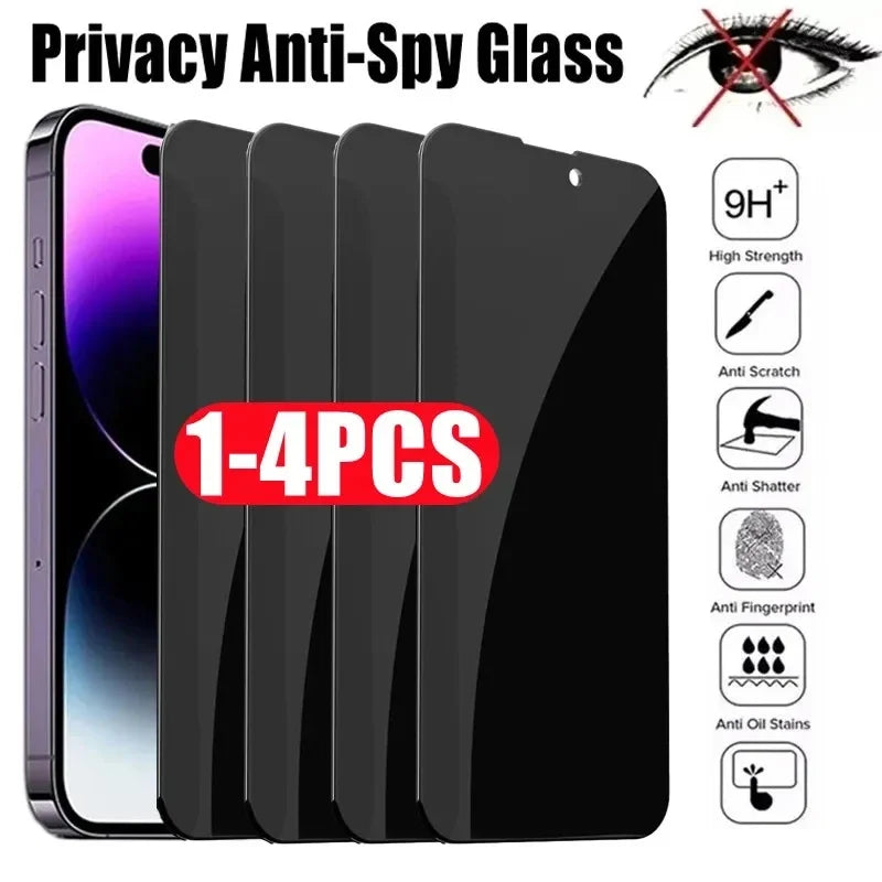 Privacy Tempered Glass for IPhone 15 14 13 12 11 16 17 18 Pro Max Anti-spy Screen Protector for IPhone XS MAX 15 14 Plus Private