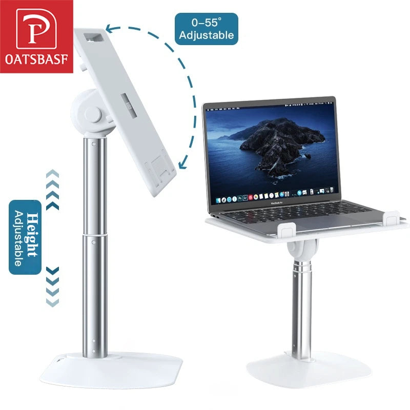 OATSBASF Foldable Laptop Stand For Macbook Air Pro Xiaomi Tablet PC Portable Cooling Bracket Notebook Stand Laptop Accessories