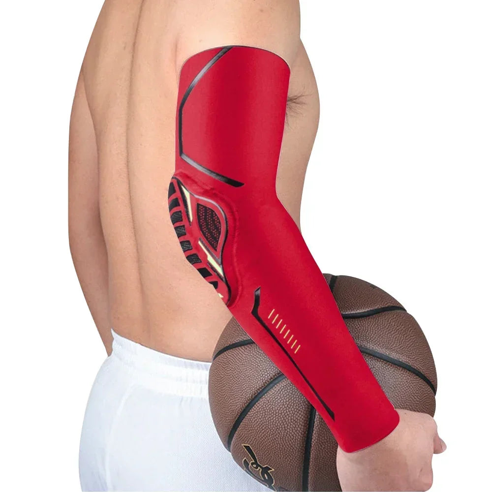 1Pcs Elbow Pads Bicycle Outdoors Protection Ski Motorcycle Arms Guards Basketball Football Sports Honeycomb Elbow Pads Women Men