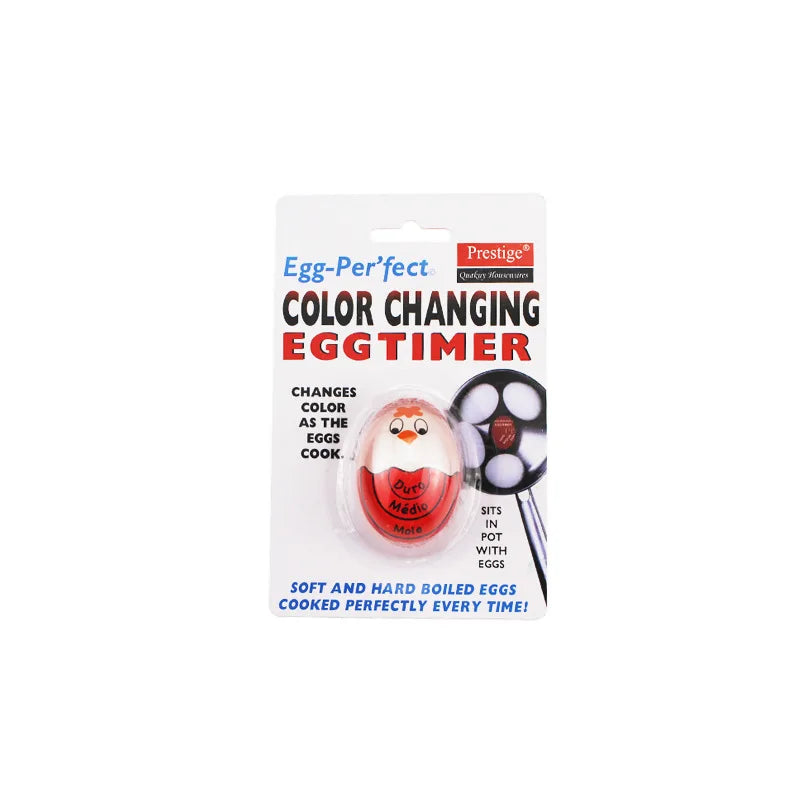 Eco-Friendly Resin Red Eggs Timer Egg Timer Resin Boiled Egg Cooker Color Changing Cooking Temperature Observer Kitchen Tool