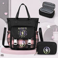 Kpop Group Katseye Backpack Set Teen Girls Back To School Gifts Korean Ulzzang Katseye Women Travel Bagpack Suit