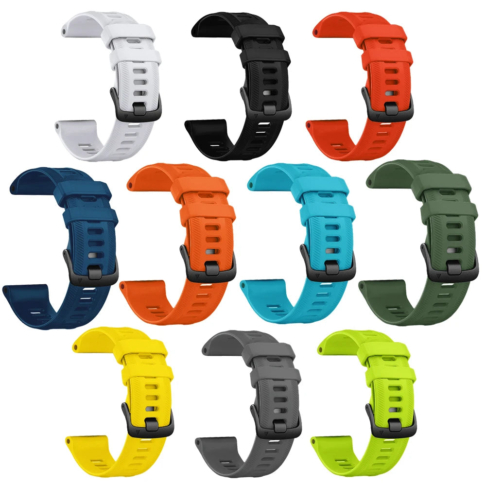 Sports Silicone Strap For Garmin Forerunner 965 955 Solar 970 945 935 745 Strap Watch Band 22mm Replacement Wristband Bracelet