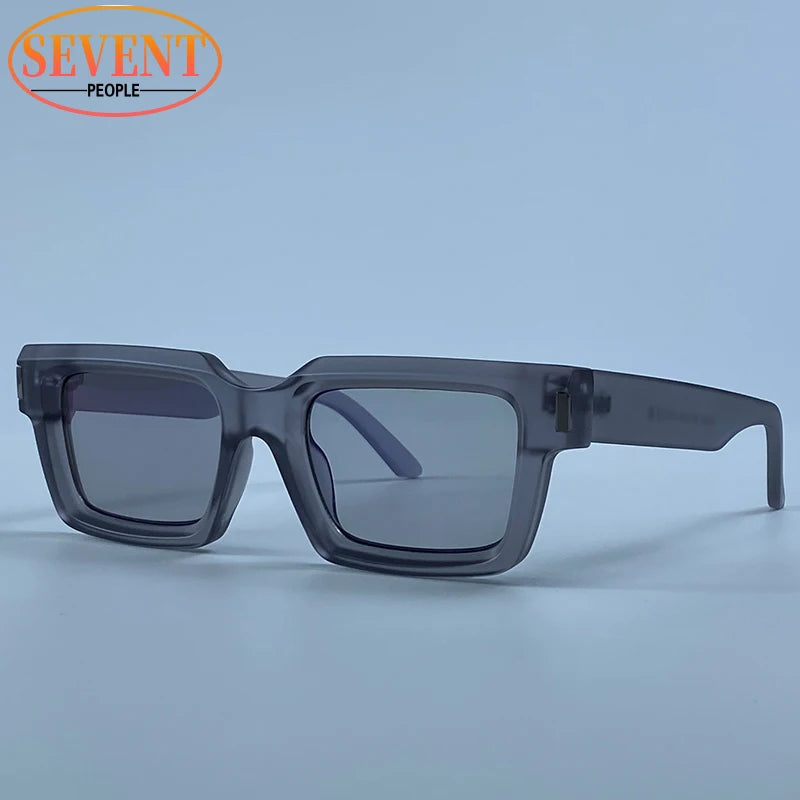 Steampunk Square Sunglasses Men 2026 Luxury Designer Trendy Photochromic Driving Punk Sun Glasses Male Outdoor Streetwear Shades
