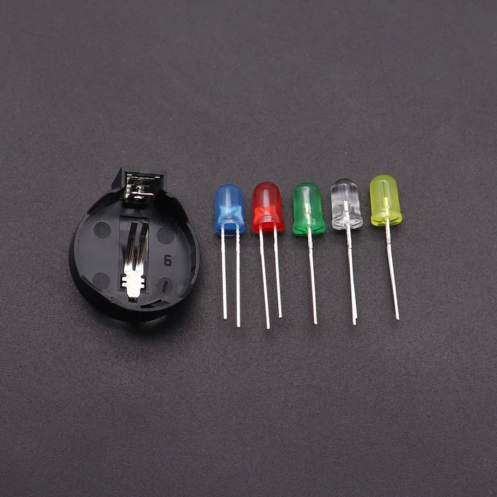 1Set For GAMECUBE NGC BATTERY UPGRADE For SEGA Dreamcast DC Controller Ports PCB Power LED Kit Fuse Capacitor Battery Holder Kit