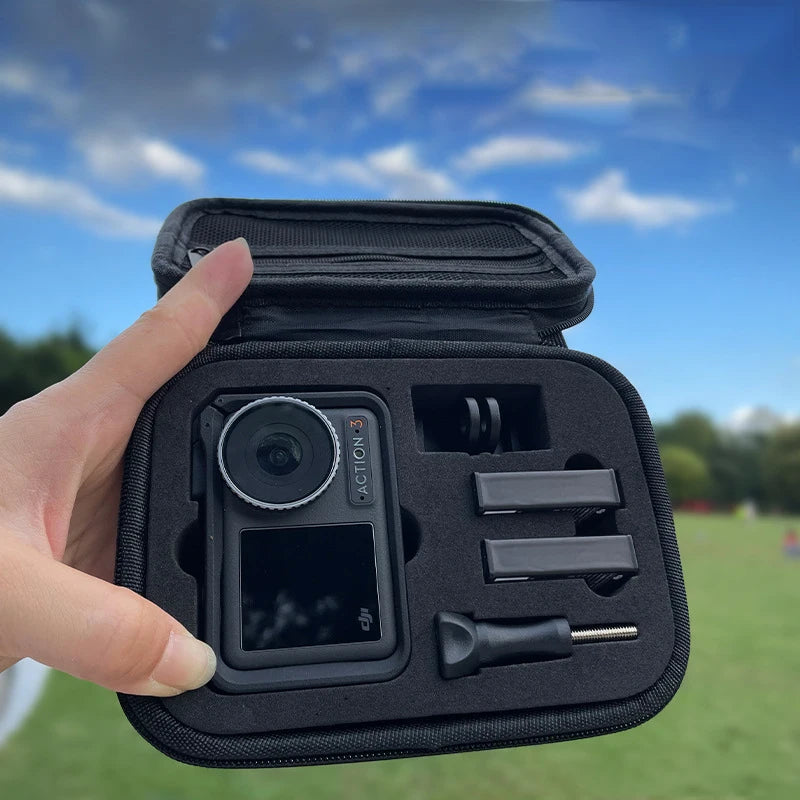 Silicone Camera Lens Dust Cover For DJI OSMO Action 6 4 5 Pro Tempered Film Protection Storage Bag For Action 5 4 6 Accessory