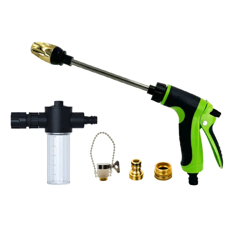 High Pressure Sprinkler Water Gun Car Washers Garden Lawn Watering Hose Nozzle Foam Lance Portable Automobiles Cleaning Tool