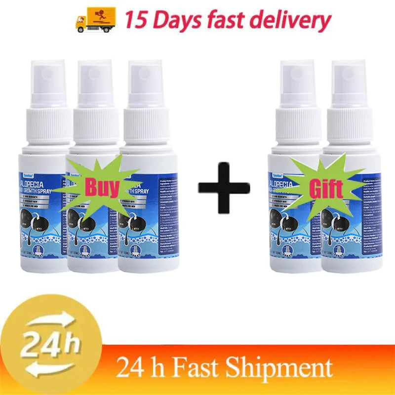 Fast Hair Growth Serum Spray Anti Hair Loss Prevent Baldness Scalp Treatment Repair Roots Beauty Health Hair Care For Men Women