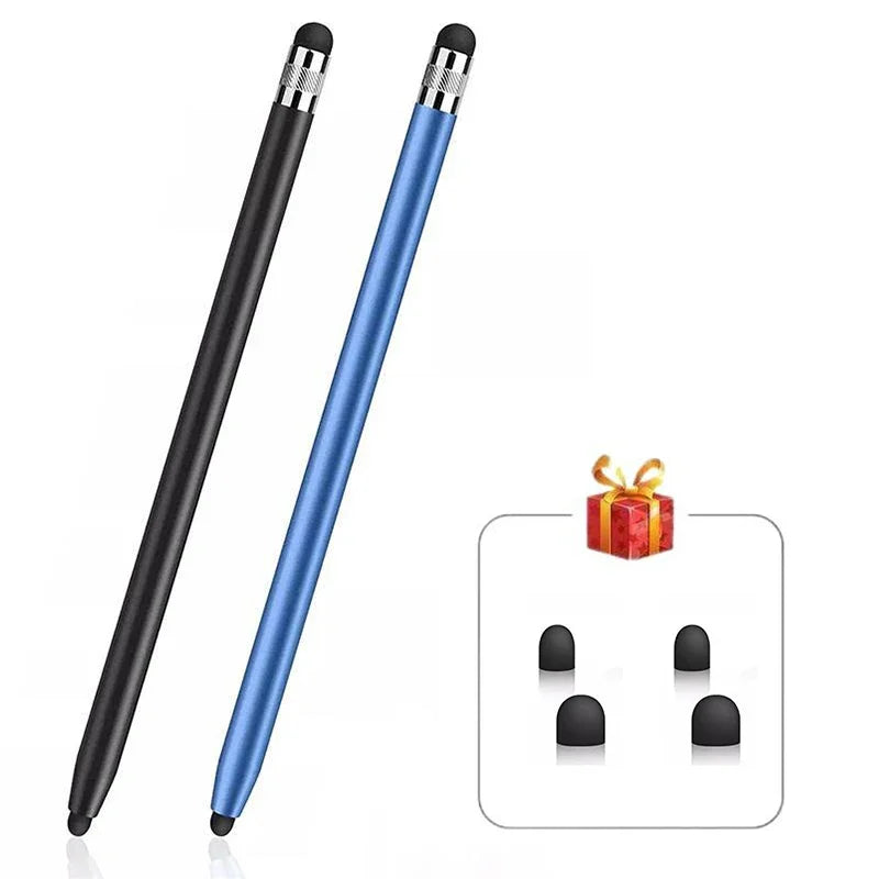 Universal Touch Pen For iPad Android Smart Phone Android Stylus For Tablet Pencil Capacitive Stylus Double Dual Silicone Head