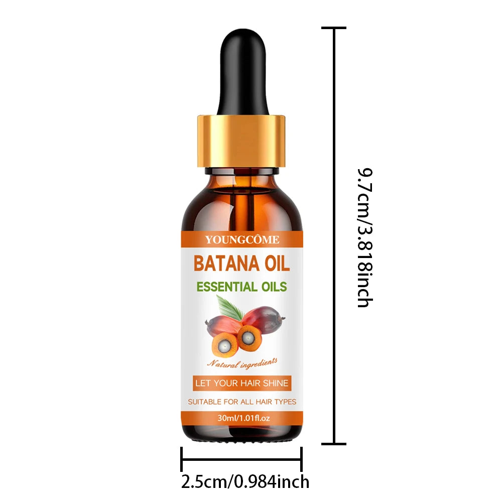 YOUNGCOME Batana Hair Oil-Nourishing and Moisturizing, Nourishing Treatment for Split Ends Dry Organics Hair Care Oil 30ml/50ml
