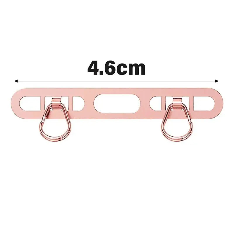 Ultra Thin Metal Phone XYun Lanyard Gasket Patch Stainless Steel Sturdy Hanging Cord Clips Cellphone Safety Connecter Accessorie