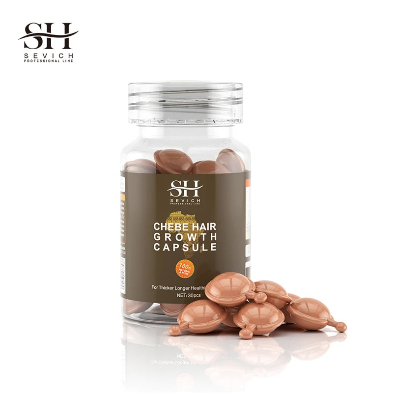 African Chebe Hair Care Capsules Hair Care Essential Oil Anti Preventing Hair Loss Damaged Hair Repair Fast Hair Growth Product