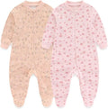 Kiddiezoom 0-12Months Cartoon 1/2 Pieces Long Sleeve Zipper Baby Boys Girl Romper 100%Cotton Soft newborn Jumpsuits