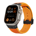 Silicone Sports Strap for Apple Watch Ultra 2/1 49mm Series 9 8 7 45mm 44mm Rubber Band for IWatch 6 5 4 3 Se 44mm 42mm Bracelet