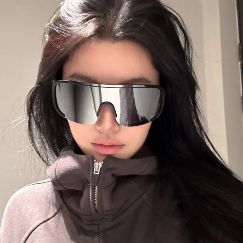 New Style Cycling Sunglasses Windproof Glasses for Men Women Retro-Reflective Sheeting Lens Road Riding Sport Glasses