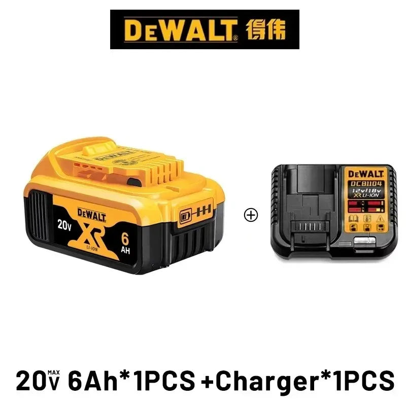 Original DEWALT battery 20V/60V 6000mAh 9000mAh rechargeable Li-Ion battery ,Dewalt tool battery, charger，electric drill，DCD805，