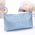 Women Cosmetic Bag Portable Cute Multifunction Beauty Zipper Travel Letter Makeup Bags Pouch Toiletry Organizer Holder Toiletry