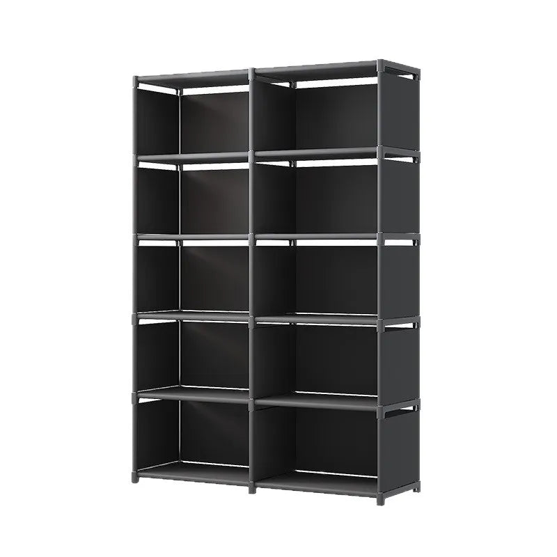 Multilayer Bookshelf Easy Assembly Bookcase Living Room Bedroom Study Storage Shelf for Books Toys Sundries