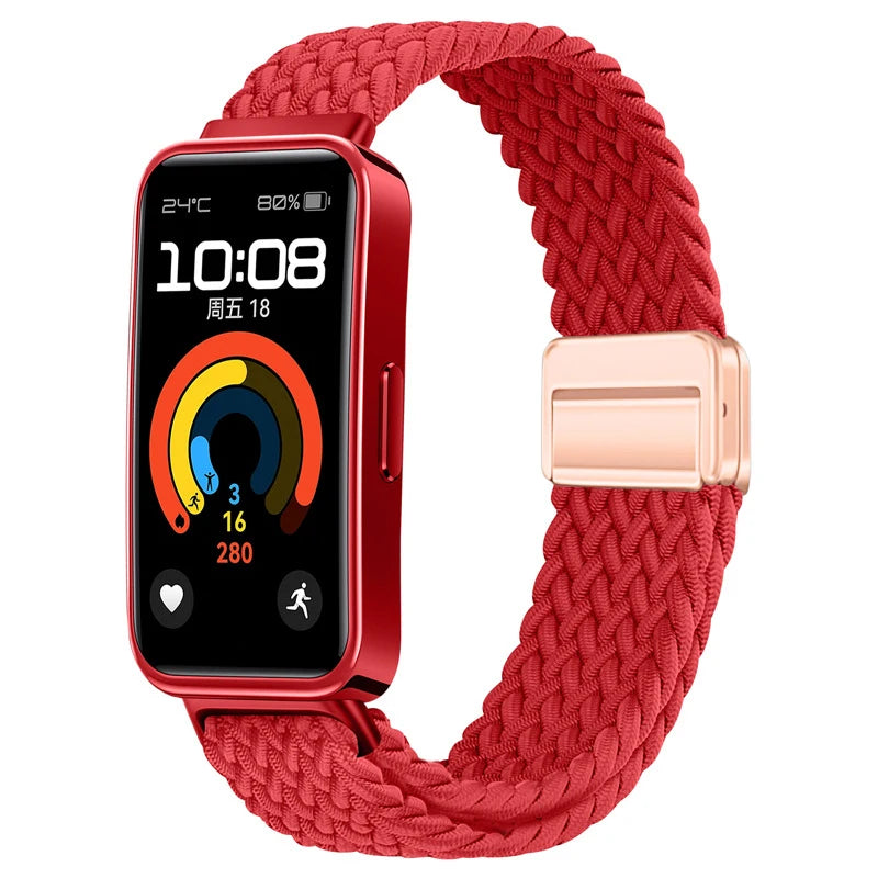 Sports Nylon Loop Strap for Huawei Band 11/11 Pro/10/9/8 Official Replacement Bracelet Belt Huawei Band 11 Wristband Accessories