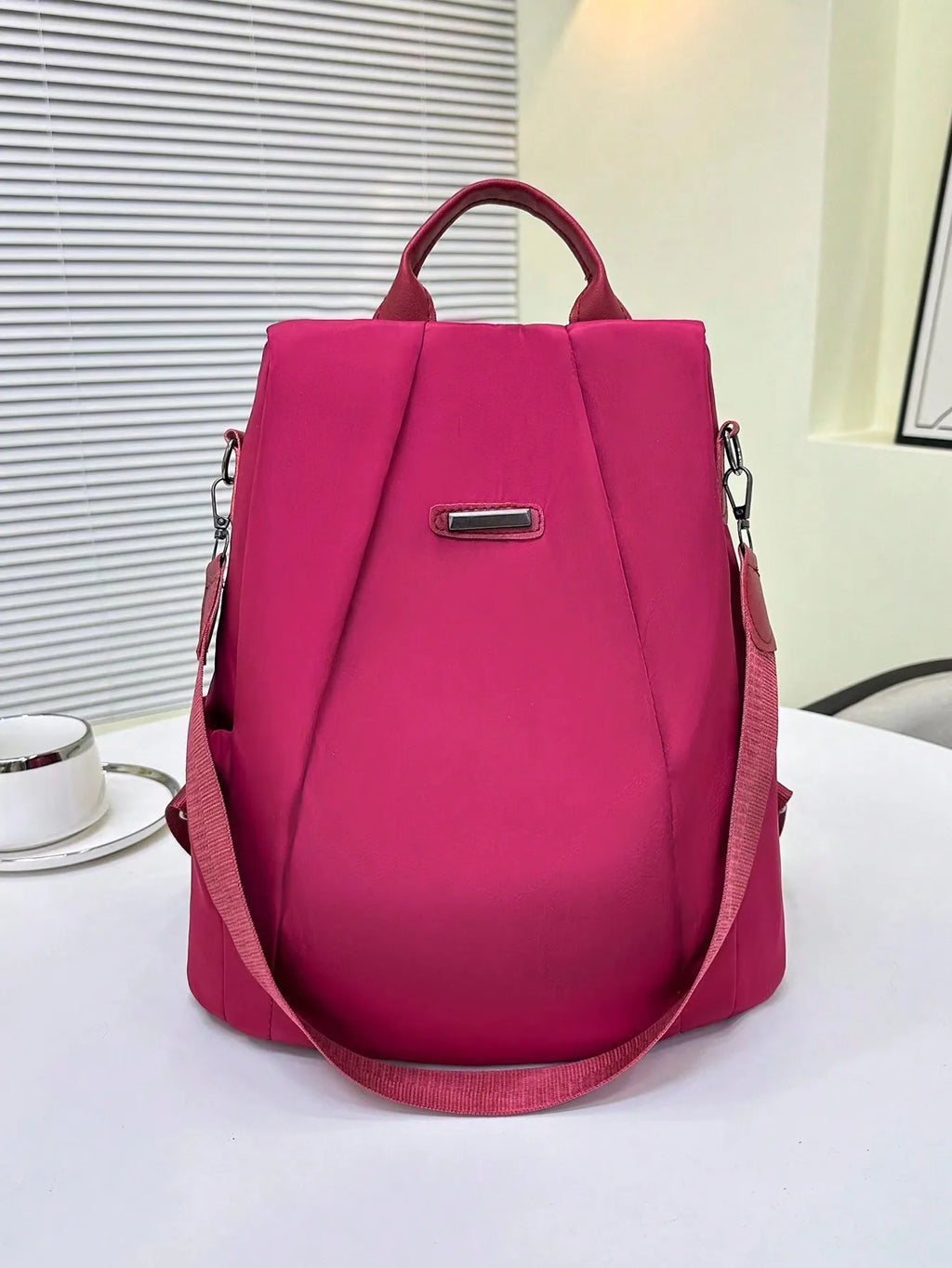 Luxury Women Backpack Casual Black/Khaki/Rose Red School Bag for Girls Detachable Strap Travel Shoulder Bag Mochila Rucksack