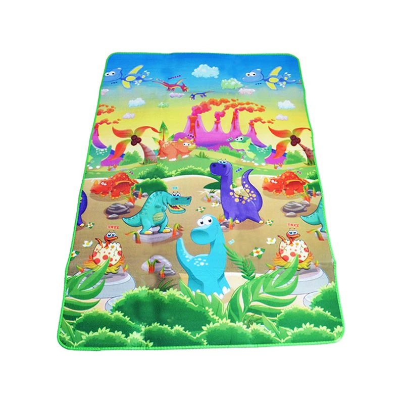 Doubel Sided Baby Play Mat 180x120cm Kids Rug Educational Toys for Children Soft Floor Toddler Crawling Carpet Game Activity Gym