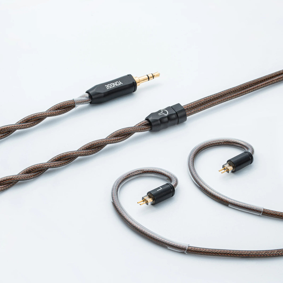 YONGSE Mech-X Cable Silver-plated Single Crystal Copper + Graphene Shielding Earphone Cable