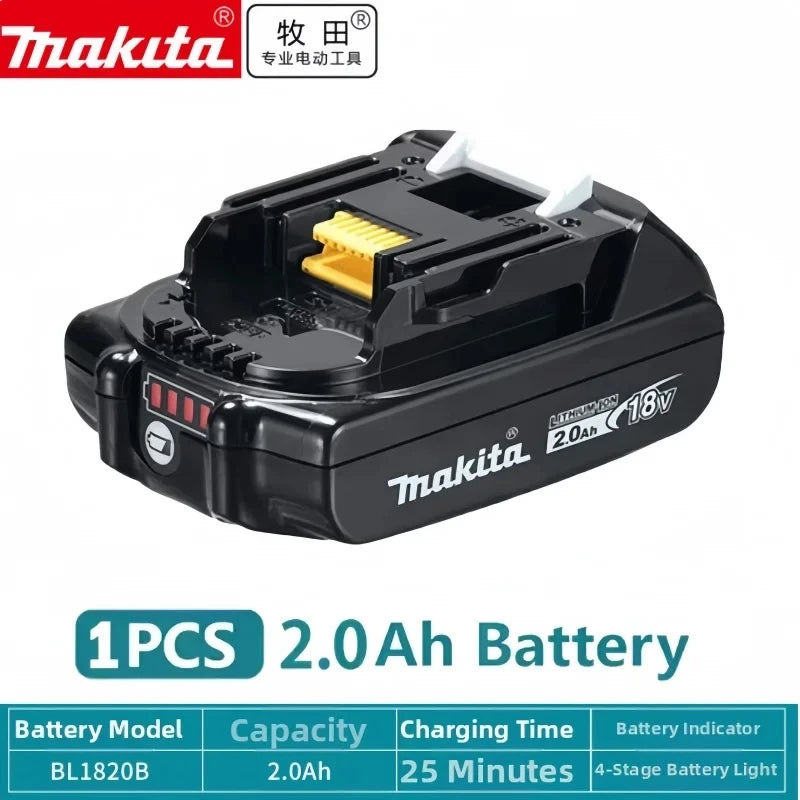 Genuine Makita 18V Battery,For Makita BL1830B BL1850B BL1850 BL1840 BL1860 BL1815 Replacement Lithium 18v Battery