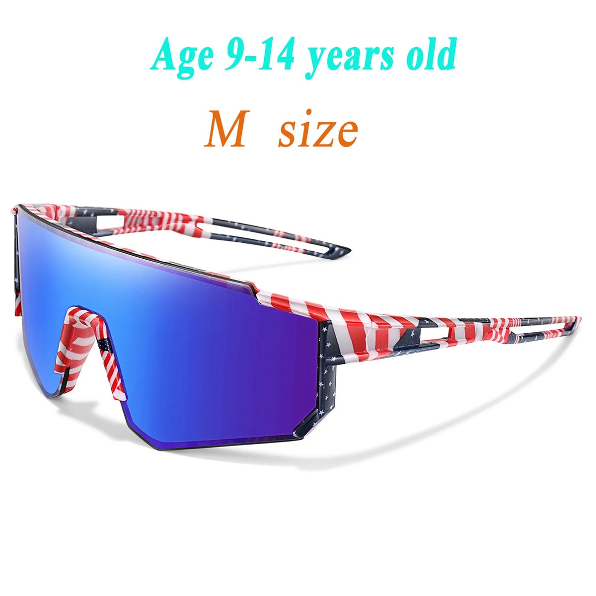 3-14 Year Old Children Baseball Sunglasses Kids Boys Girls M Size Youth BicycleUV400 Outdoor Sports Camping Mtb Bike Eyewear