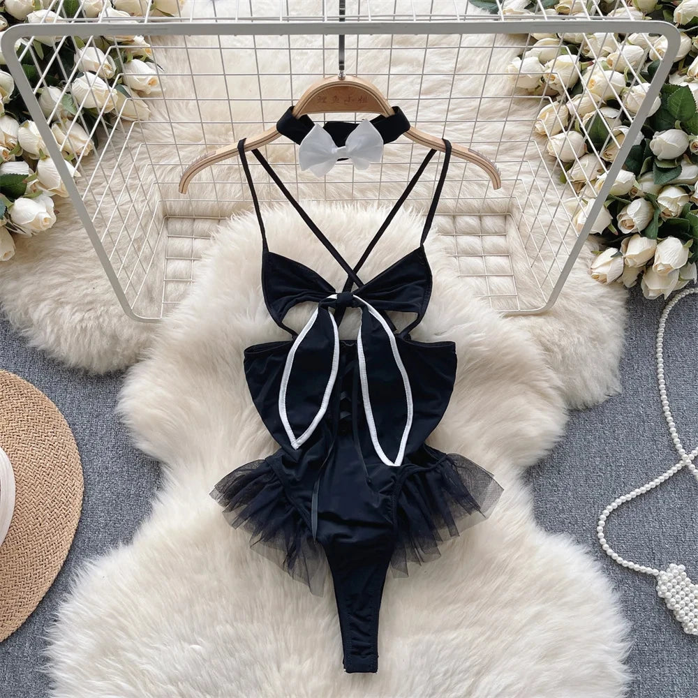 Woman Fashion Comfortable Jumpsuit Women Uniform Sexy Party Hotsweet Outfit Women Cool style Long Sleeve Jumpsuit Set Halloween