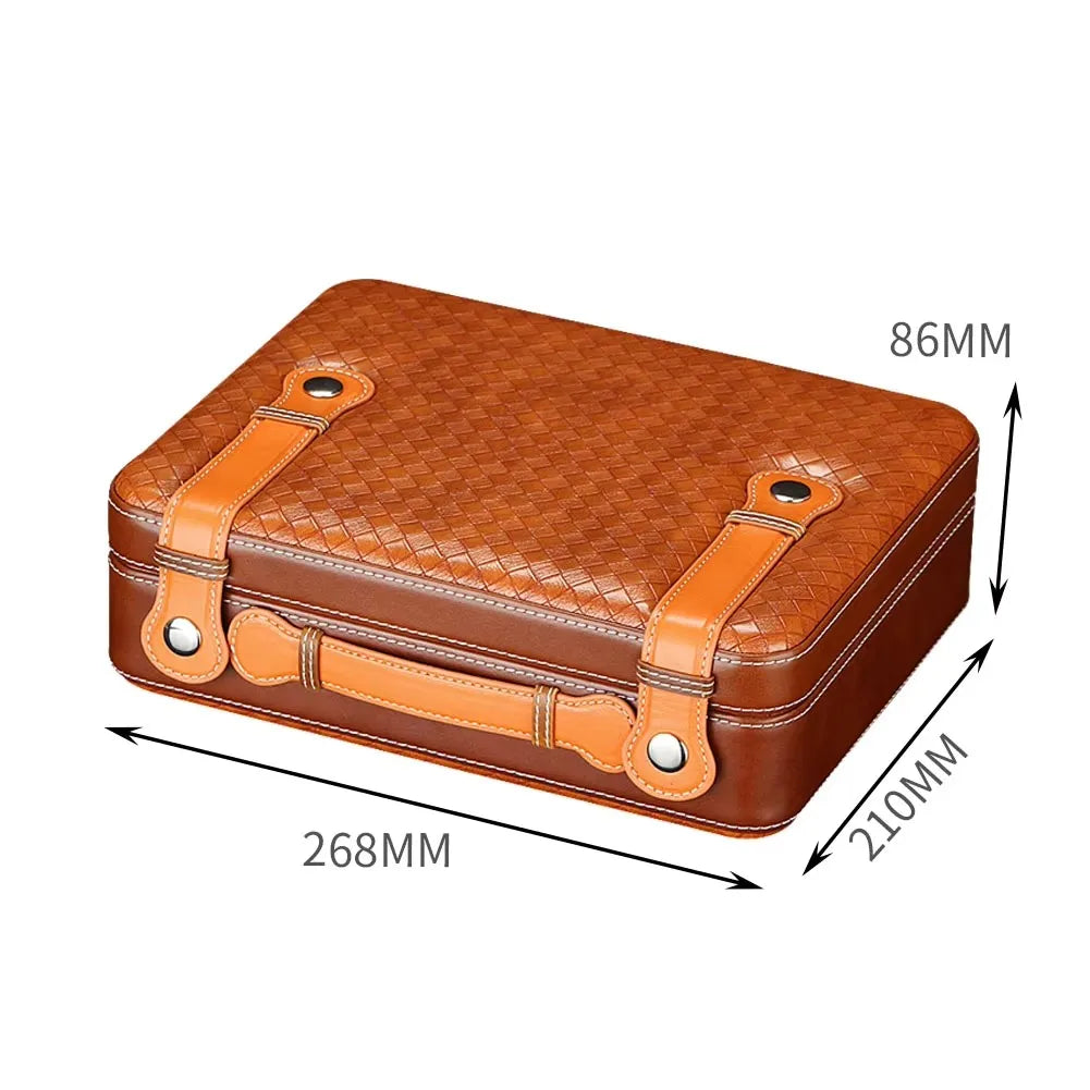 GALINER Cedar Wood Humidor Home Storage Cigar Box With Hygrometer Humidifier Travel Cigar Case