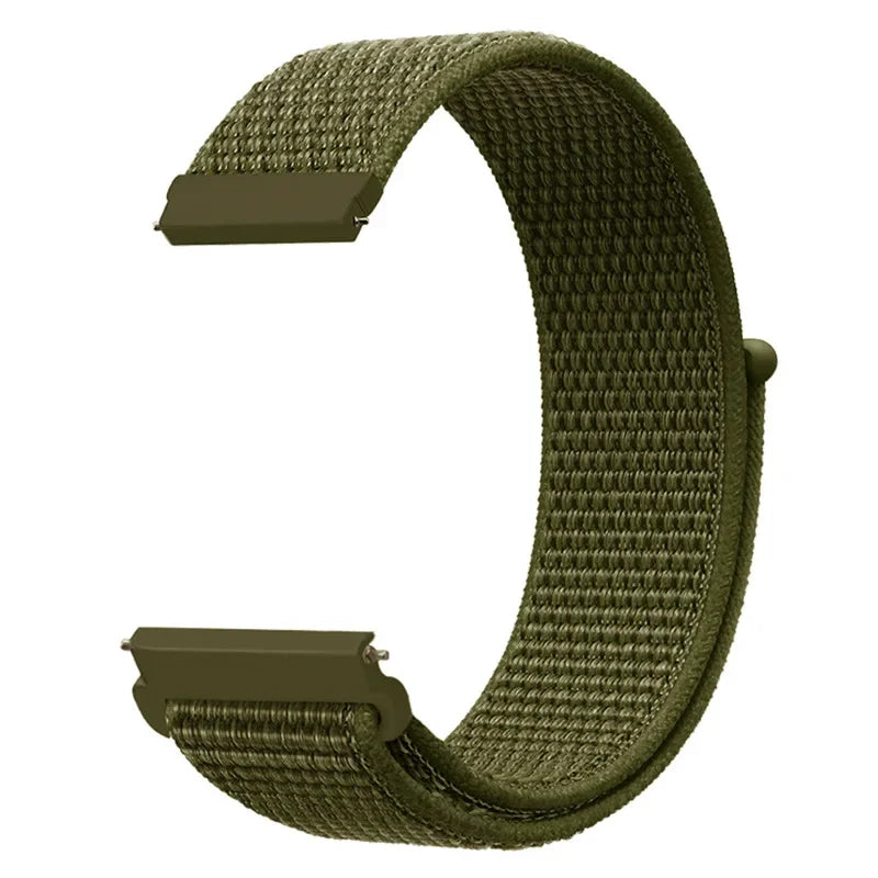 Nylon Loop For Garmin Forerunner 965 255 265 745 Bracelet For Garmin Vivoactive 6 5 4 3/Venu 2 3/Active/Chronos 22mm 20mm Strap