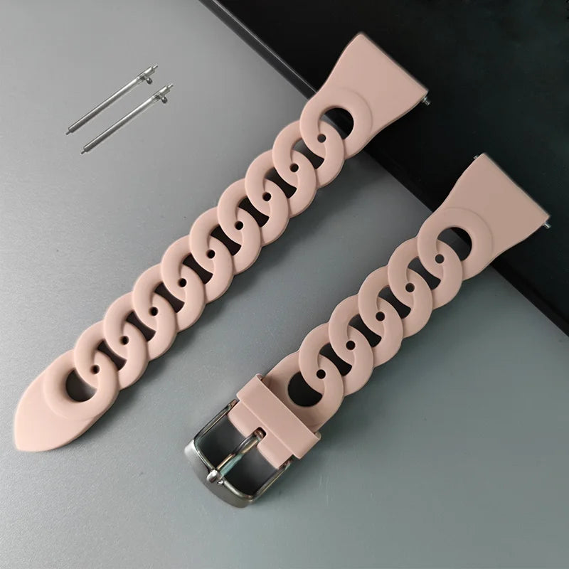 20mm strap For Samsung Galaxy watch 4/4 classic/5 Pro/Active 2/3/Gear S3/amazfit bip 22mm bracelet Huawei watch GT 2/3 Pro band