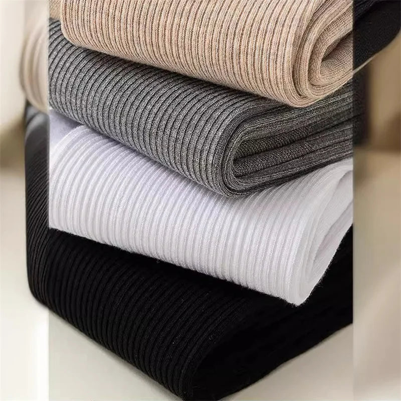 3-15 Years Kids Spring Autumn Children's Solid Color Stripe Pantyhose Girls Leggings Dance Tights