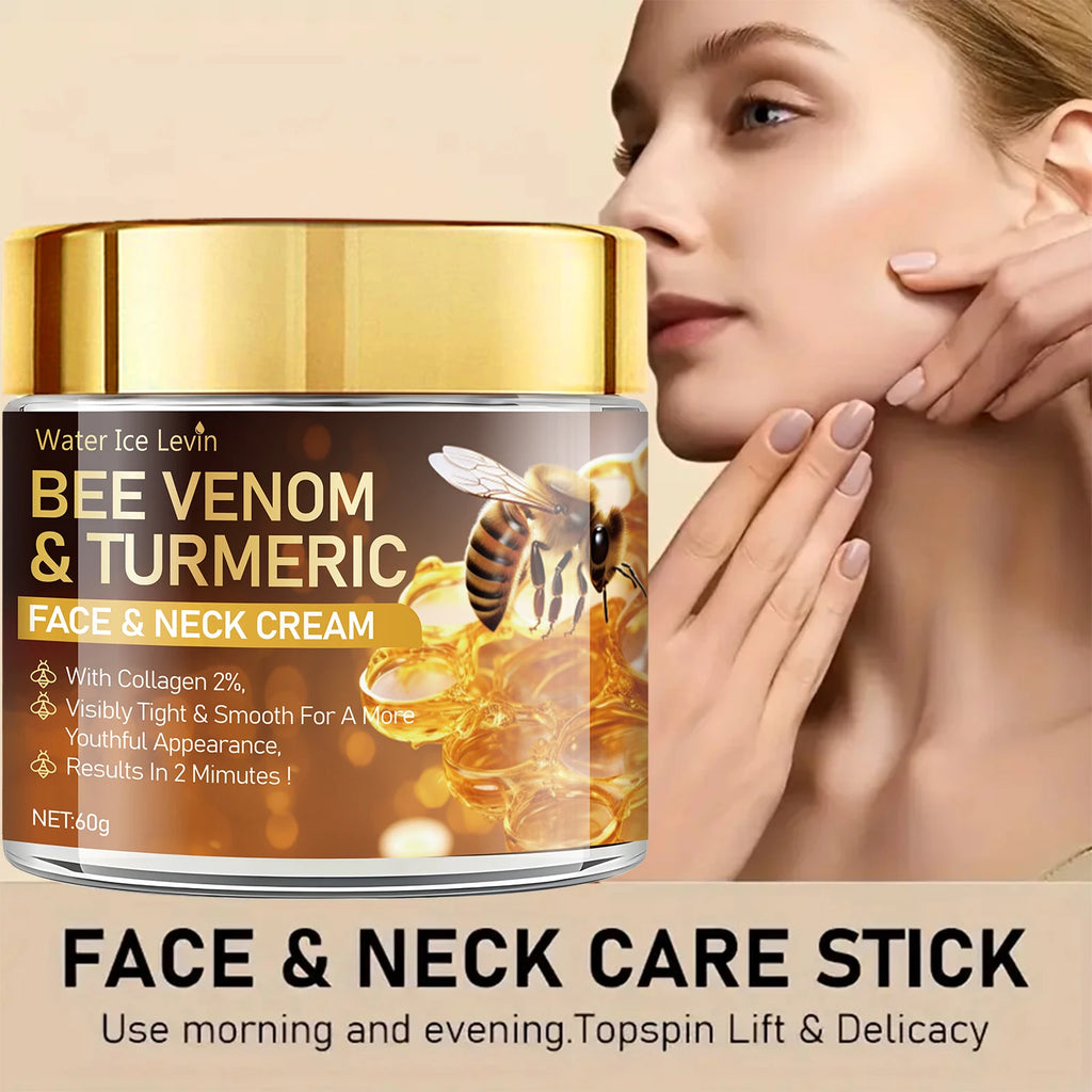 Bee Venom Skin Tightening and Lifting Cream - Hydrating Formula, Rich in Vitamin A, Collagen, Niacinamide, and Vitamin E, for a Radiant Appearance and Enhanced Glow