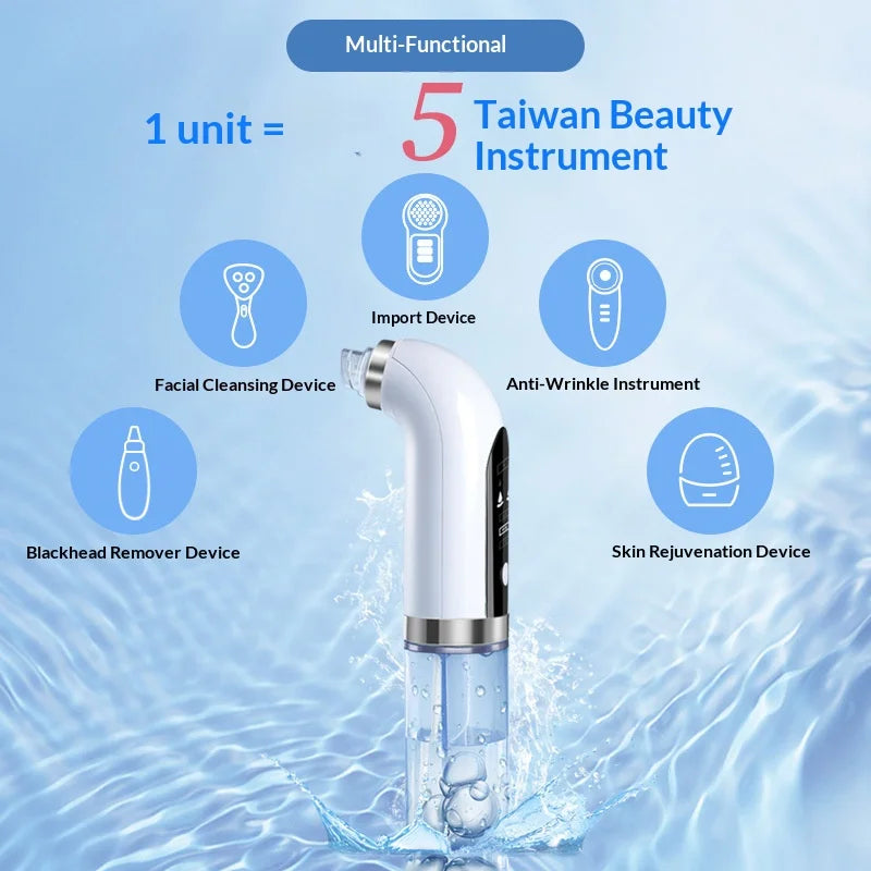 Black Pore Vacuum Cleaner Electric Micro Bubble Cleanser USB Charging Beauty Instrument Skin Care Tool