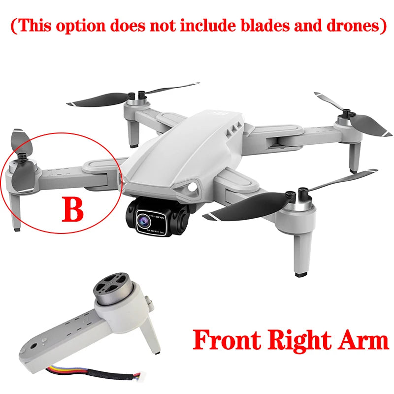 L900 Pro SE Mini Drone Original Propellers Spare Part for L900 Pro SE Paddles Drone Arm Replacement Accessories