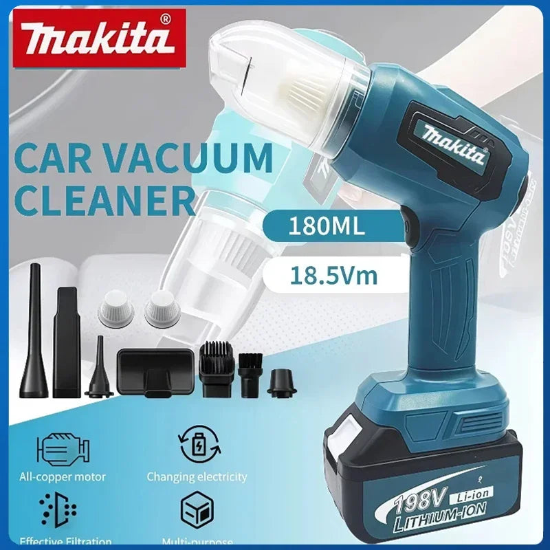 Makita Vacuum Cordless Mini Car Cleaner Multifunction Dust Collect Handheld Rechargeable Power Tools 18V Battery